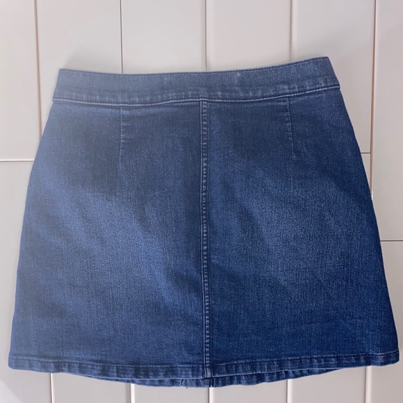 Express Jeans 00 Blue Skirt - Picture 6 of 7